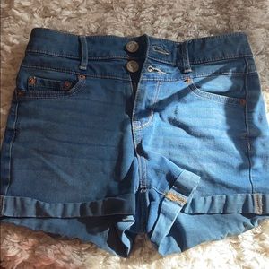 Aeropostale High Waisted Jean shorts size 00